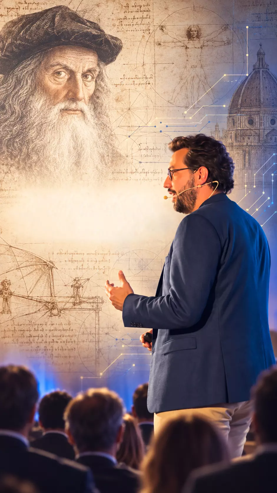 Alberto Tofani durante un intervento pubblico
